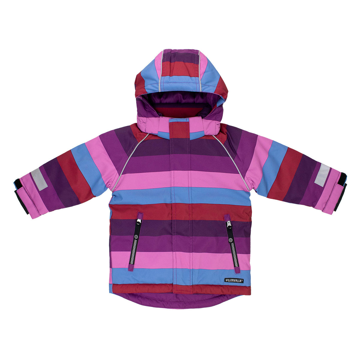 Villervalla Winter Coat Jacket - Multi Stripe Himalaya