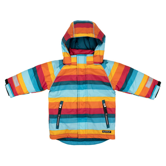 Villervalla Winter Coat Jacket - Multistripe - Midnight