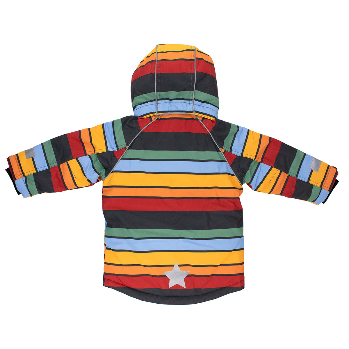 Villervalla Winter Coat Jacket - Multi Stripe Zermatt