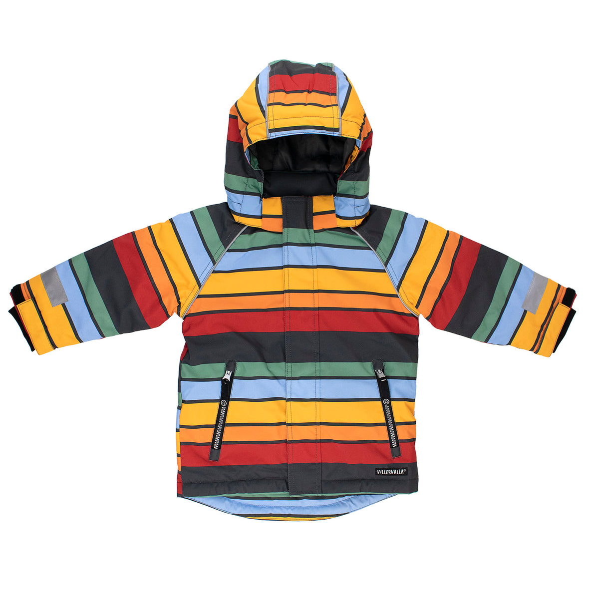 Villervalla Winter Coat Jacket - Multi Stripe Zermatt