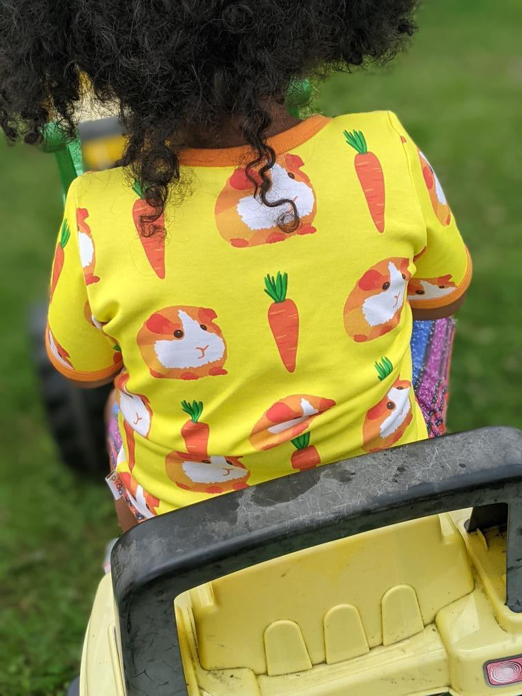 Pikolo T-Shirt Short Sleeve - Guinea Pig & Carrot