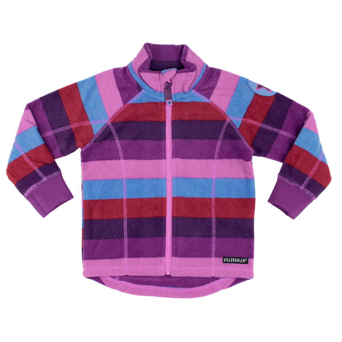 Villervalla Fleece Jacket - Multi Stripe Himalaya