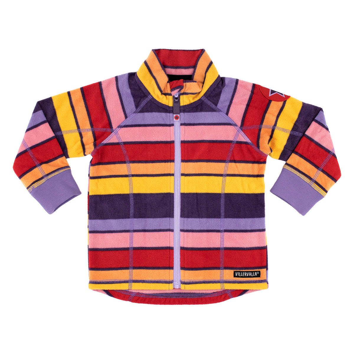 Villervalla Fleece Jacket - Multi Stripe Verbier