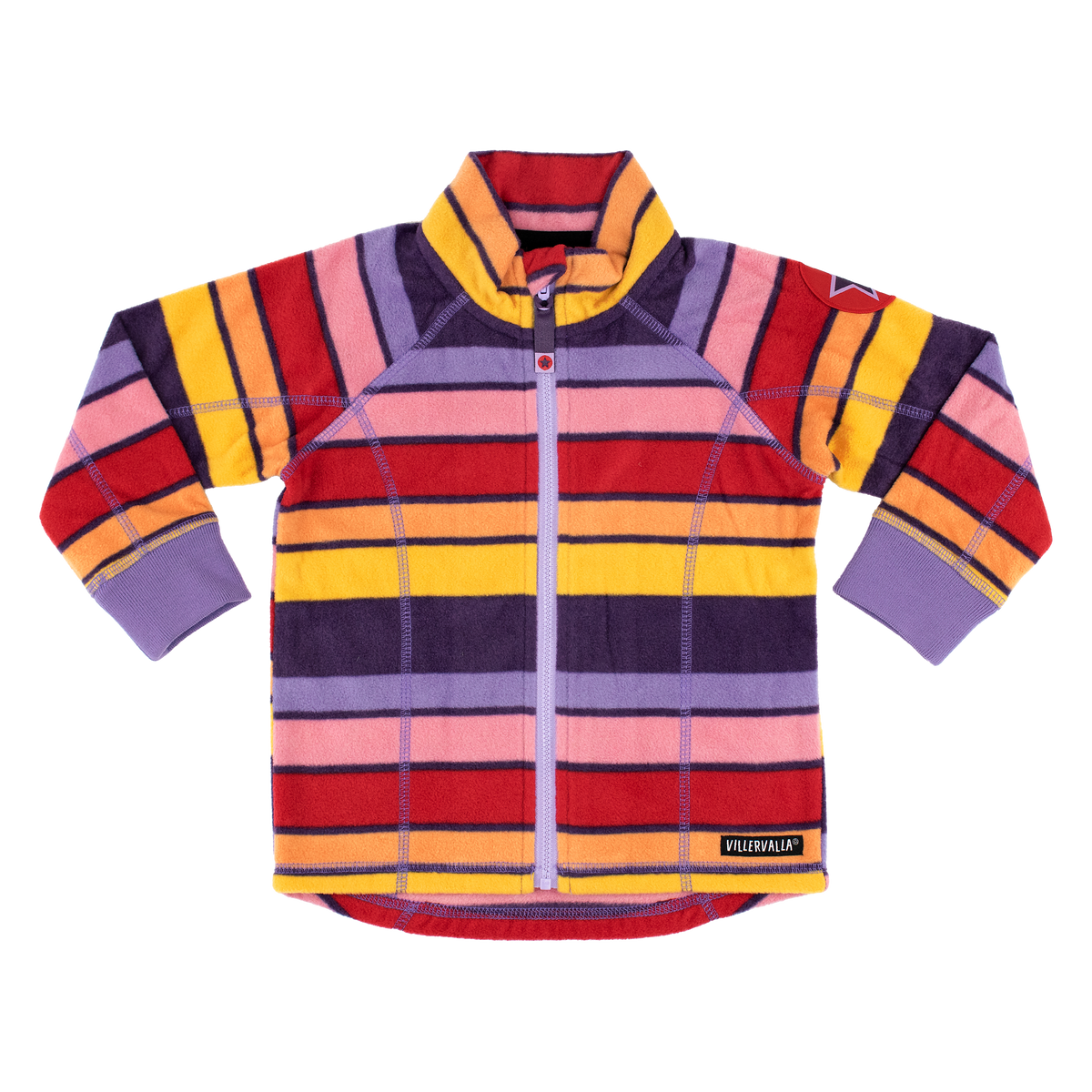 Villervalla Fleece Jacket - Multi Stripe Verbier