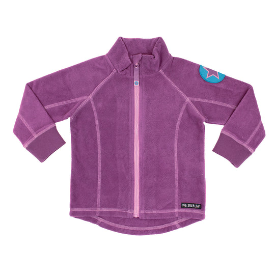 Villervalla Fleece Jacket Plain - Acai