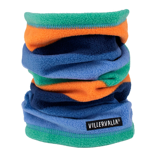 Villervalla Fleece Multistripe Tube Scarf - Atlas
