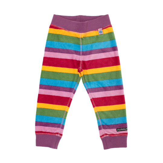Villervalla Fleece Pants Multistripe - Acai
