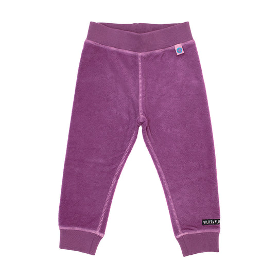 Villervalla Fleece Plain Pants - Acai