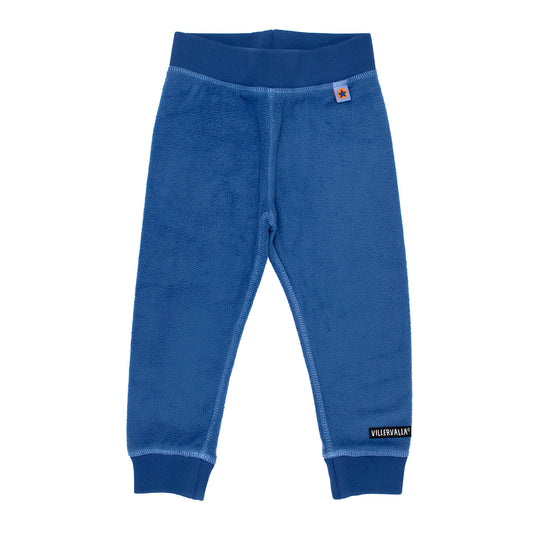 Villervalla Fleece Plain Pants - Atlantic