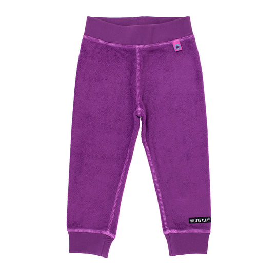 Villervalla Fleece Plain Pants - Dahlia