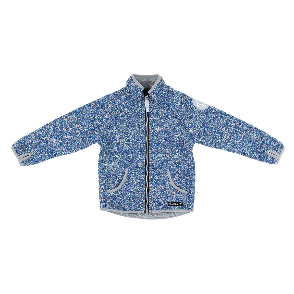 Villervalla Jacket Windblock - Atlantic/Light Fossil