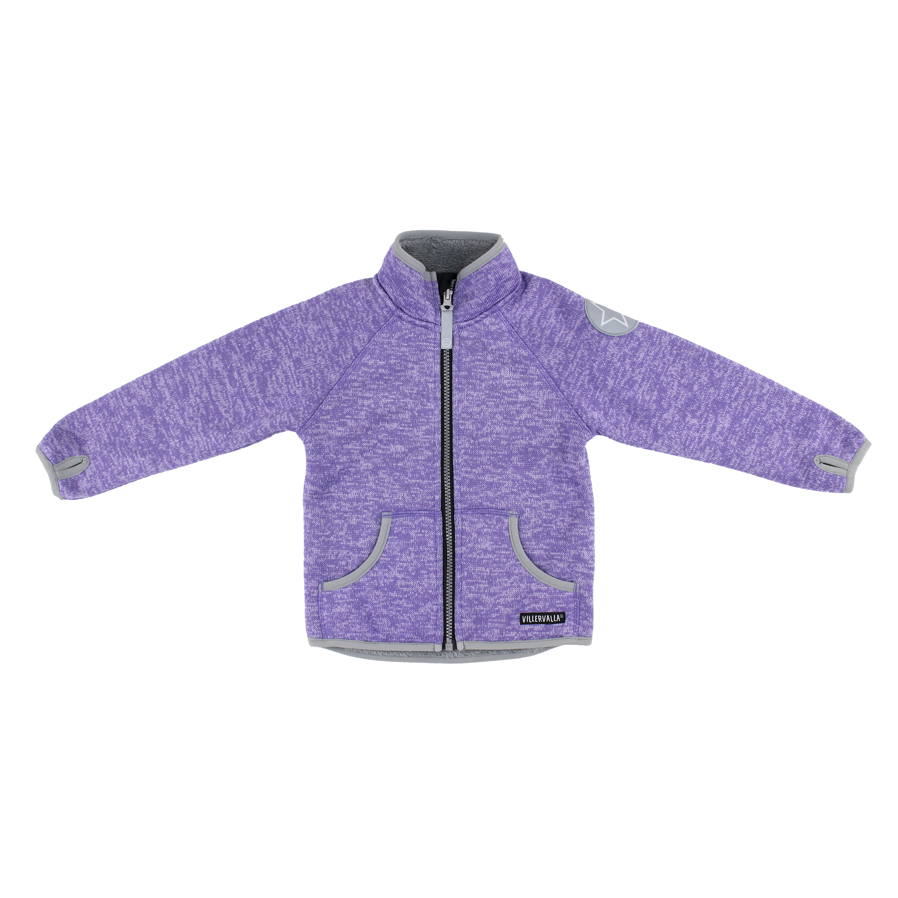 Villervalla Jacket WindBlock Pile Fleece - lilac/ Lgt Lilac