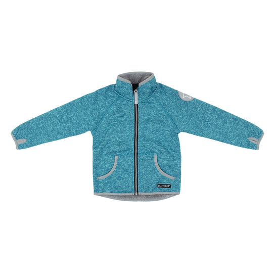 Villervalla Jacket (Windblock) Pile Fleece - Sky/Lgt Sky