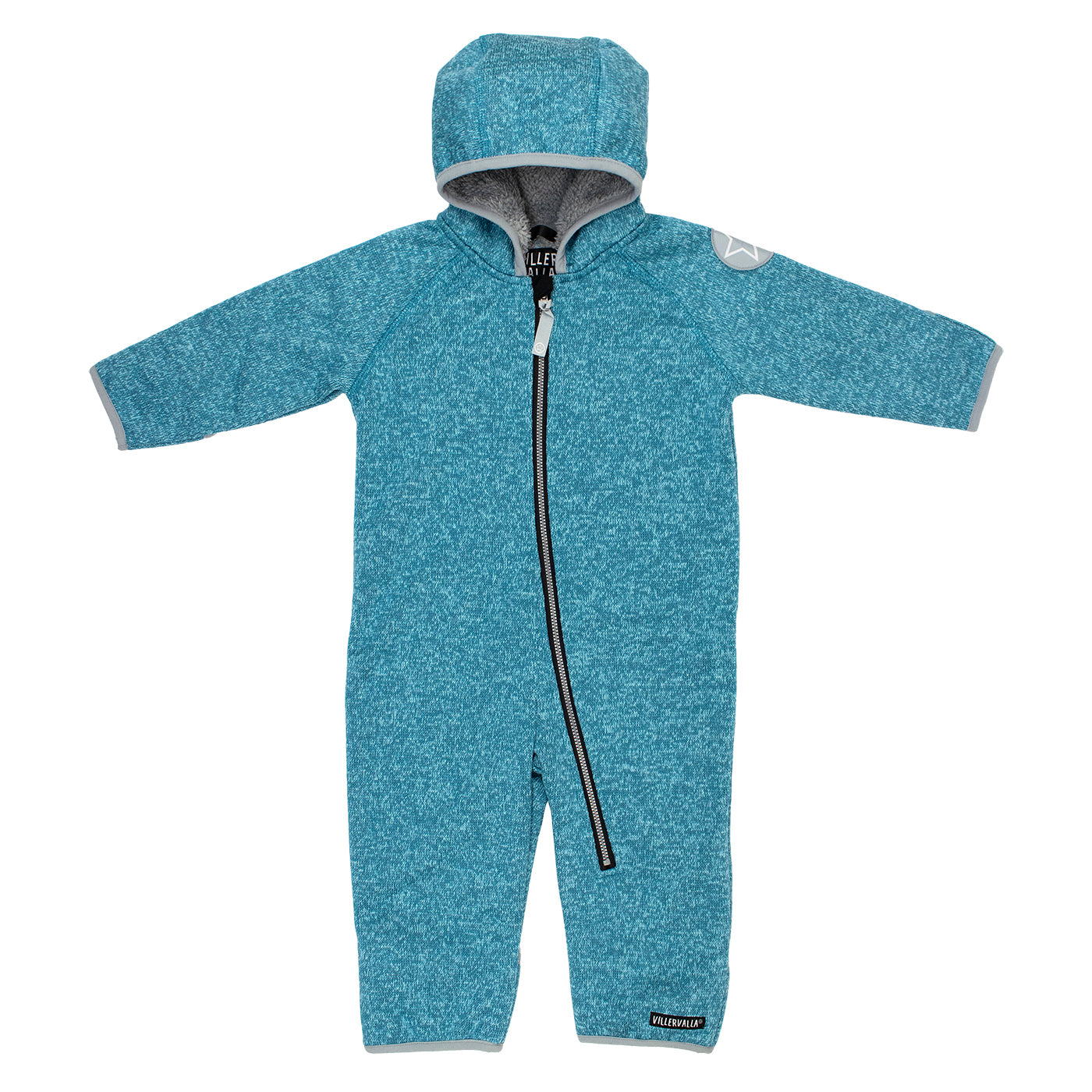 Villervalla Overall (Windblock) Pile Fleece - Sky/Lgt Sky