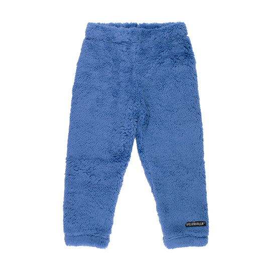 Villervalla Teddy Pile Fleece Plain Pants - Nautic