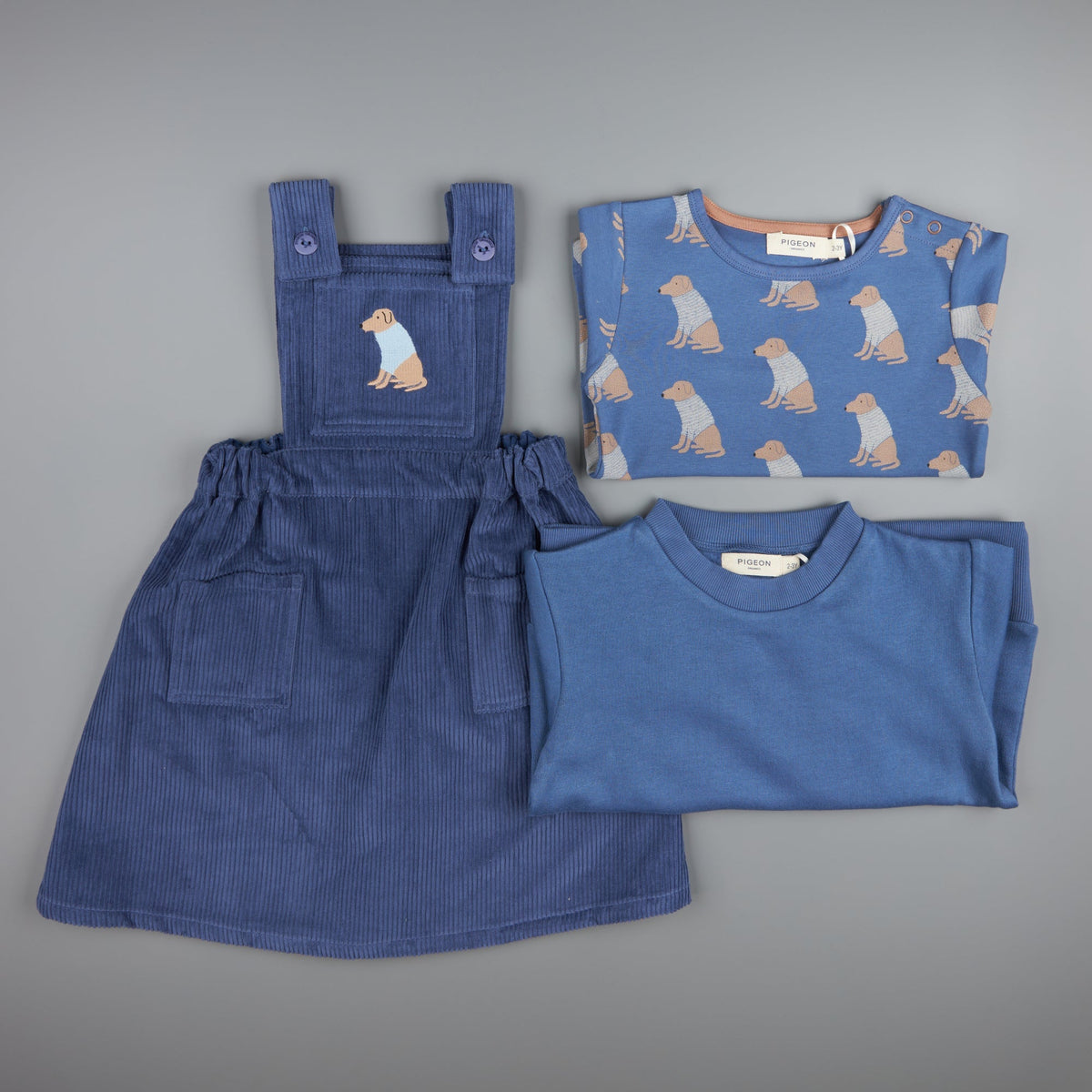 Pigeon Pinafore Dress Sleeveless - Night Blue