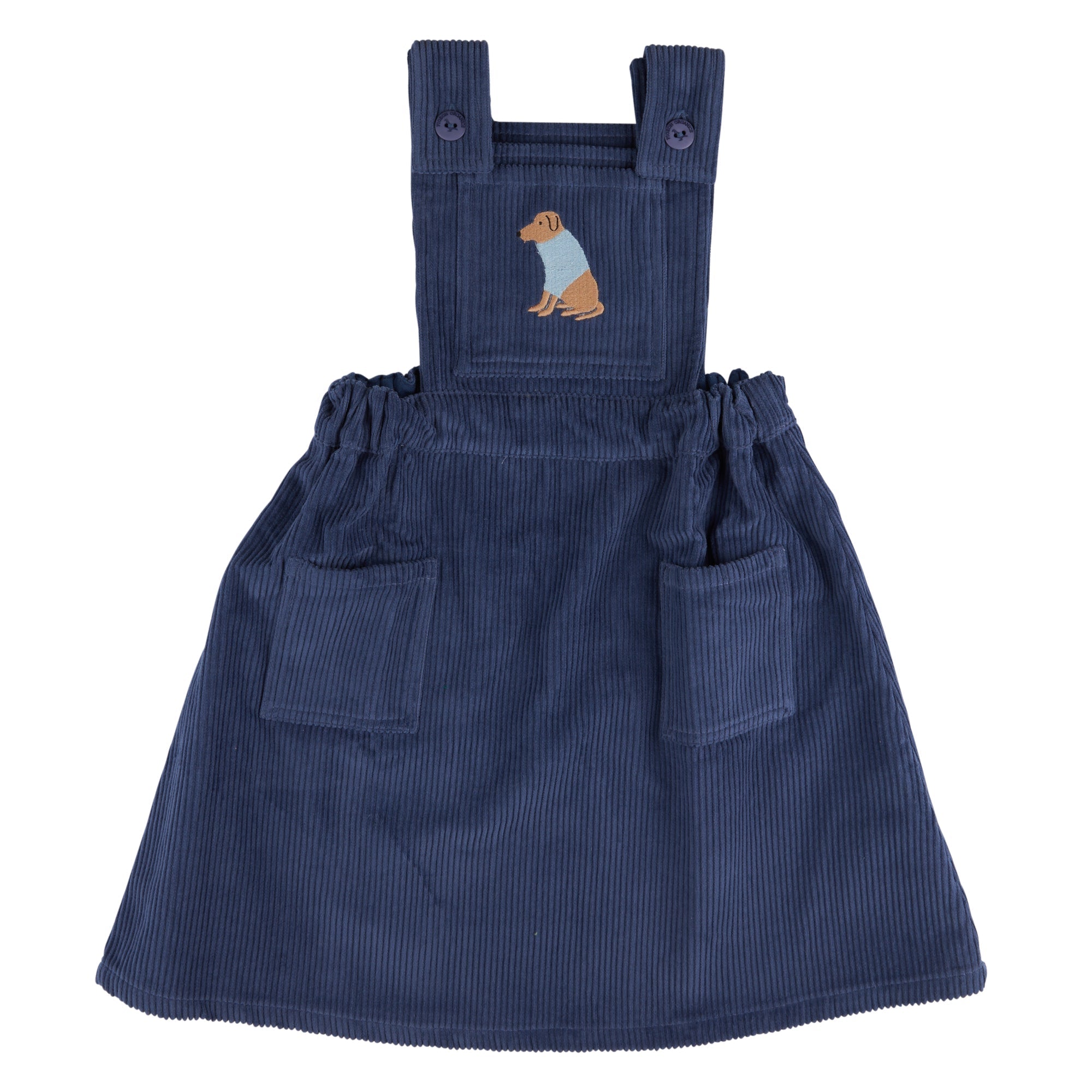 Pigeon Pinafore Dress - Night Blue