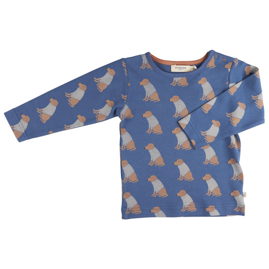 Pigeon T-Shirt Labrador - Night Blue