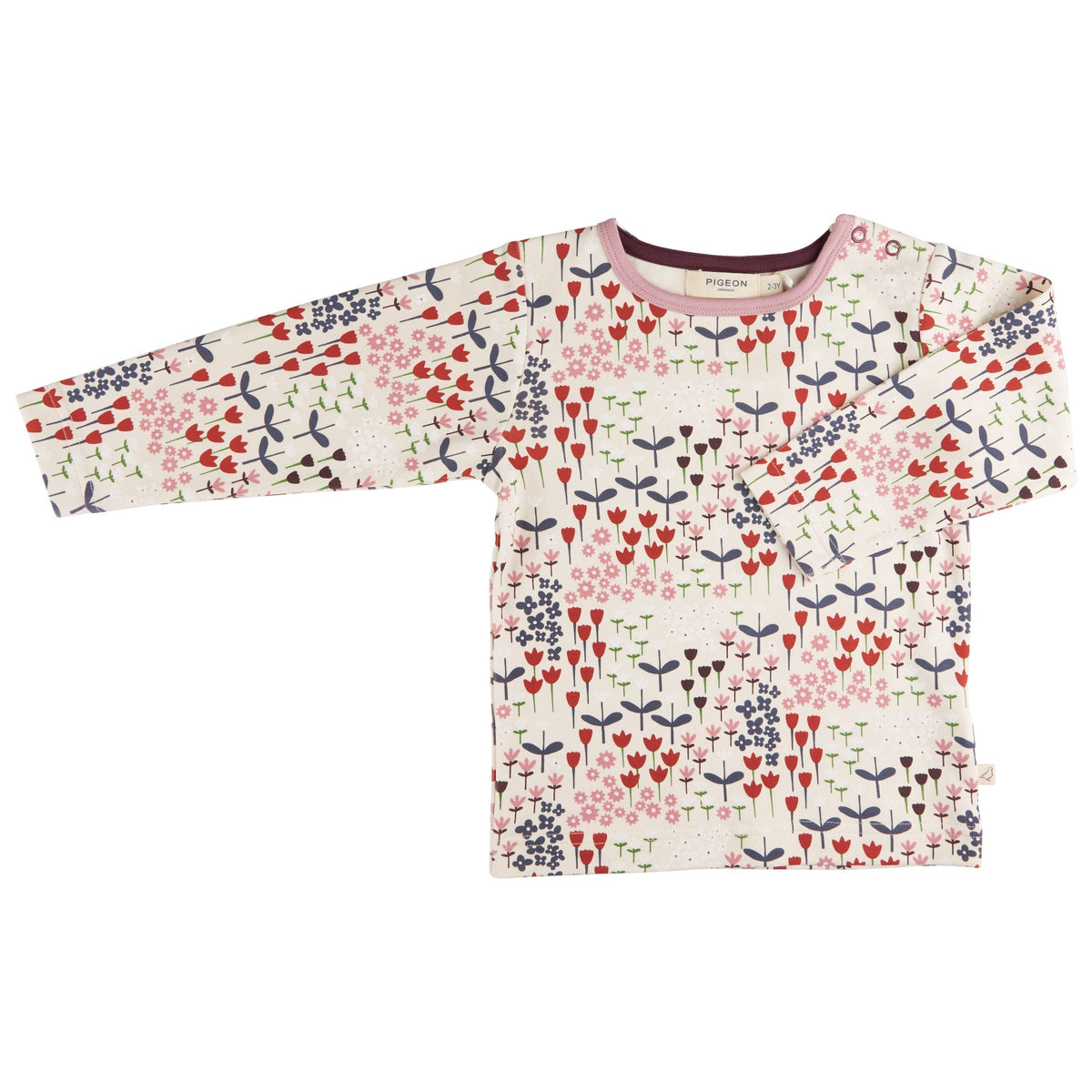 Pigeon T-Shirt Long Sleeve - Meadow Ivory