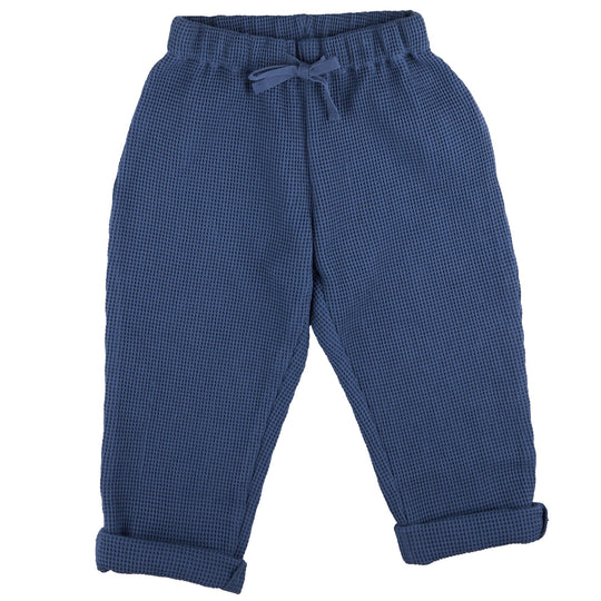 Pigeon Waffle Pants - Night Blue