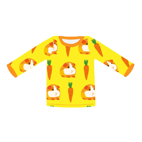 Pikolo T-Shirt Long Sleeve - Guinea Pig & Carrot