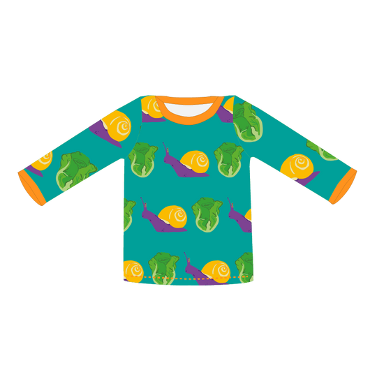 Pikolo T-Shirt Long Sleeve - Snail & Lettuce