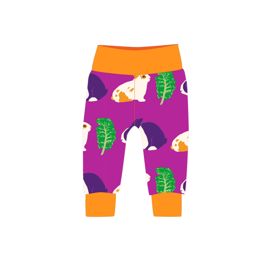 Pikolo Cuff Trousers - Rabbit & Kale