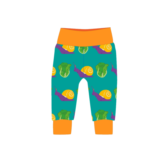 Pikolo Cuff Trousers - Snail & Lettuce
