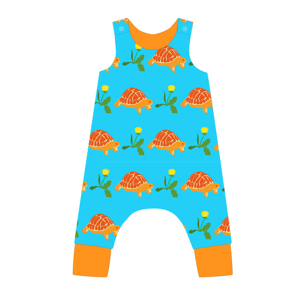 Pikolo Lined Dungarees - Tortoise & Dandelion