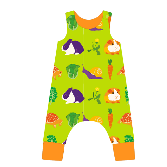 Pikolo Lined Dungarees - Hungry Herbivores
