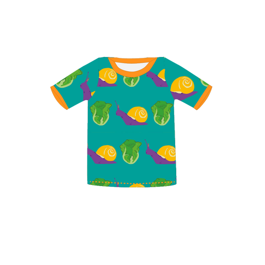 Pikolo T-Shirt Short Sleeve - Snail & Lettuce