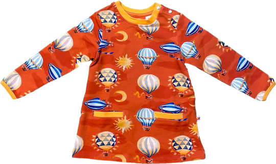 Curious Stories Dress With Pockets - Balloons