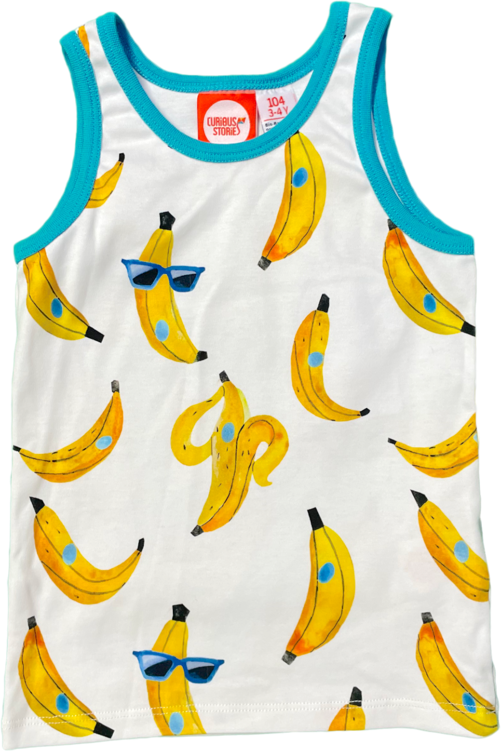 Curious Stories Vest Tank Top - Banana