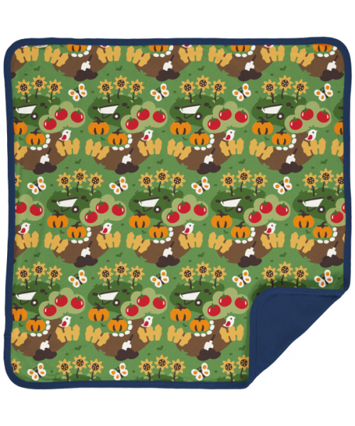 Maxomorra Blanket Velour - Garden Love