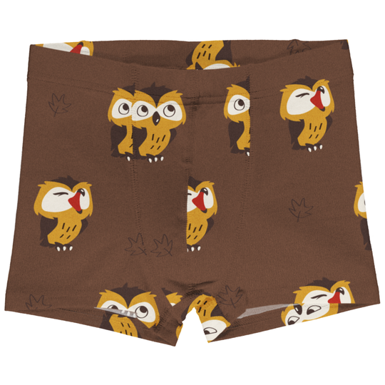 Maxomorra Boxer Shorts - Owl