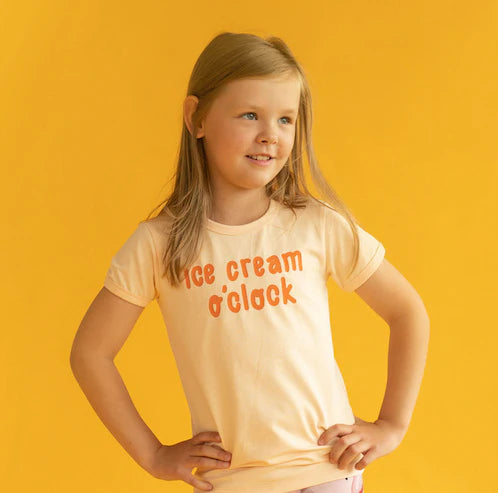 Curious Stories T-Shirt - Ice Cream Time Print