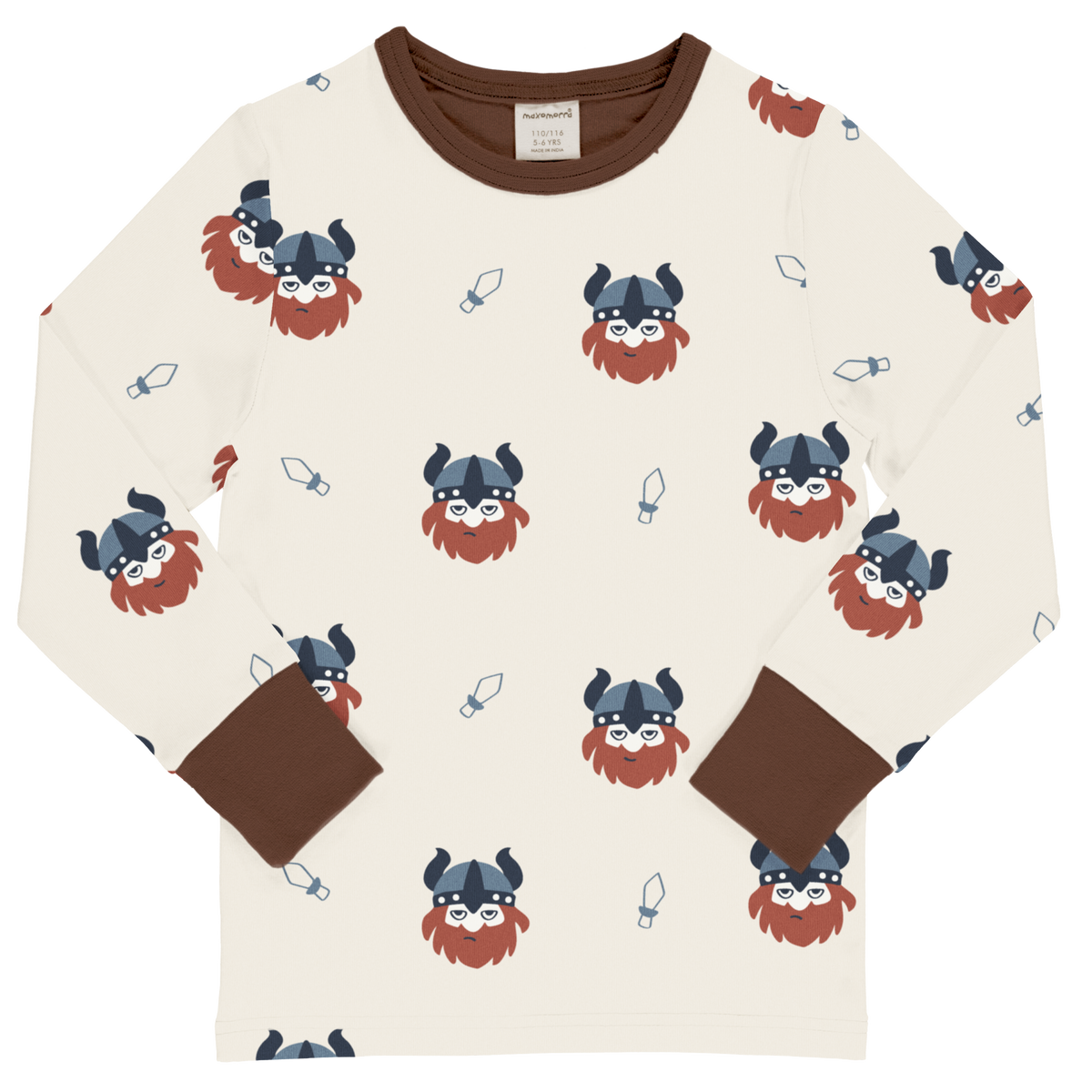 Maxomorra Top Long Sleeve - Viking