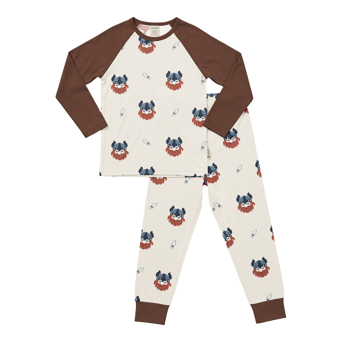 Maxomorra Pyjama Set Long Sleeve - Viking