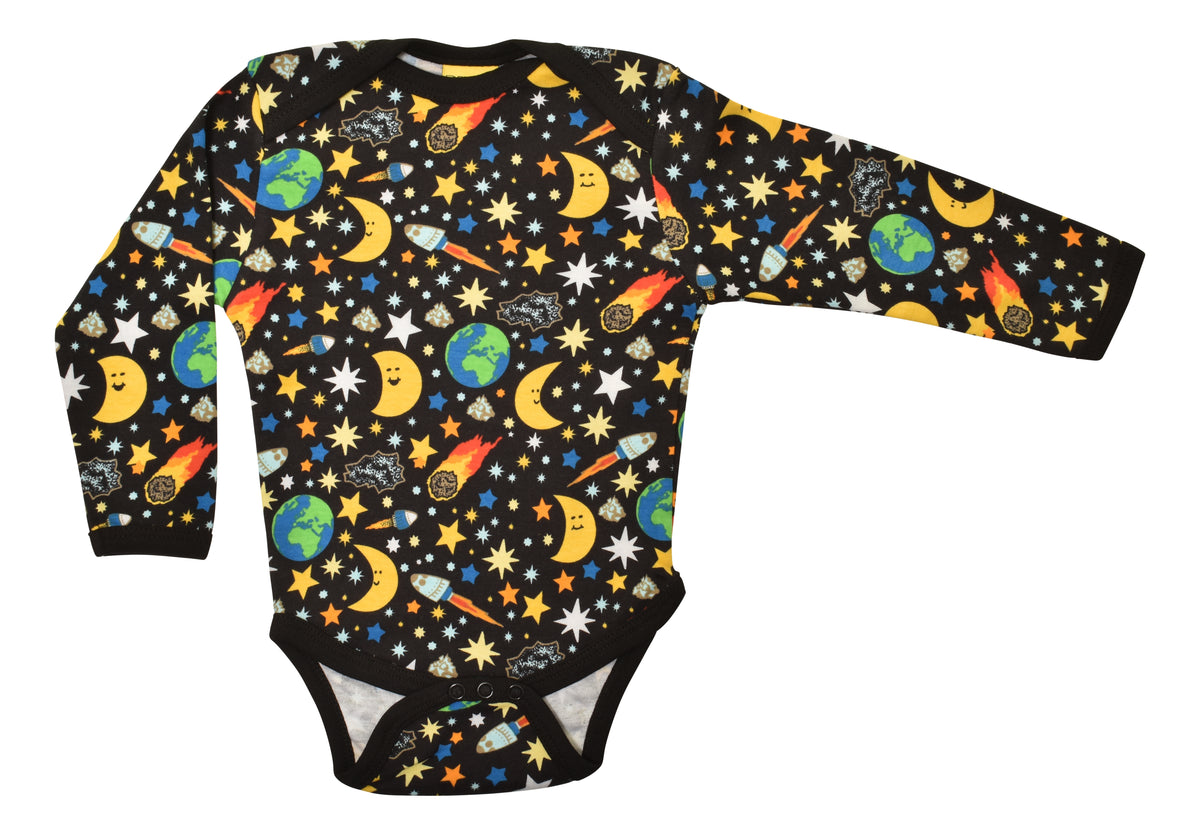 DUNS Sweden Bodysuit Long Sleeve - Mother Earth Black