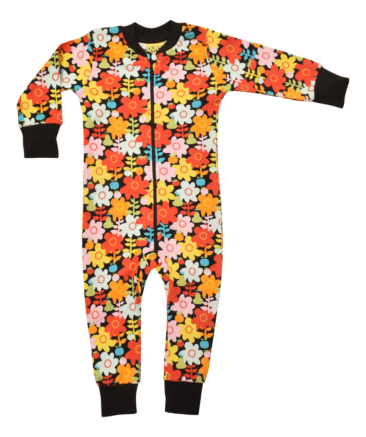 DUNS Sweden Long Leg Zip Suit Long Sleeve - Flower Pot