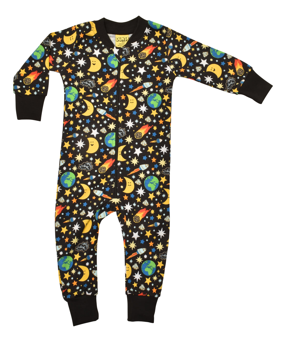 DUNS Sweden Long Leg Zip Suit Long Sleeve - Mother Earth Black