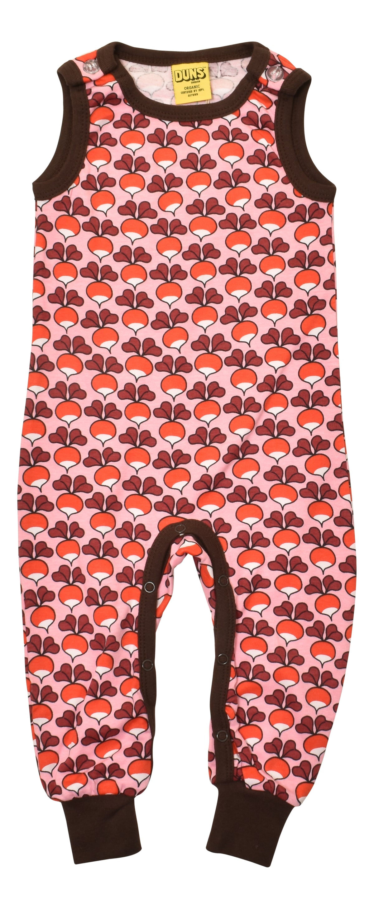 DUNS Sweden Sleeveless Dungarees - Radish Pink