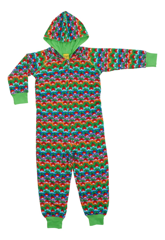 Duns Sweden Hood Suit - Radish Stripe