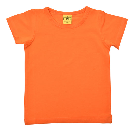 Duns Sweden Short Sleeve Top Golden Puppy Orange