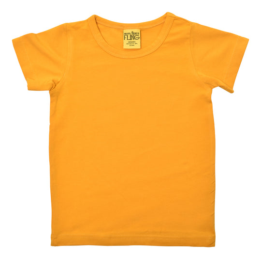 Duns Sweden Short Sleeve Top Mineral Yellow