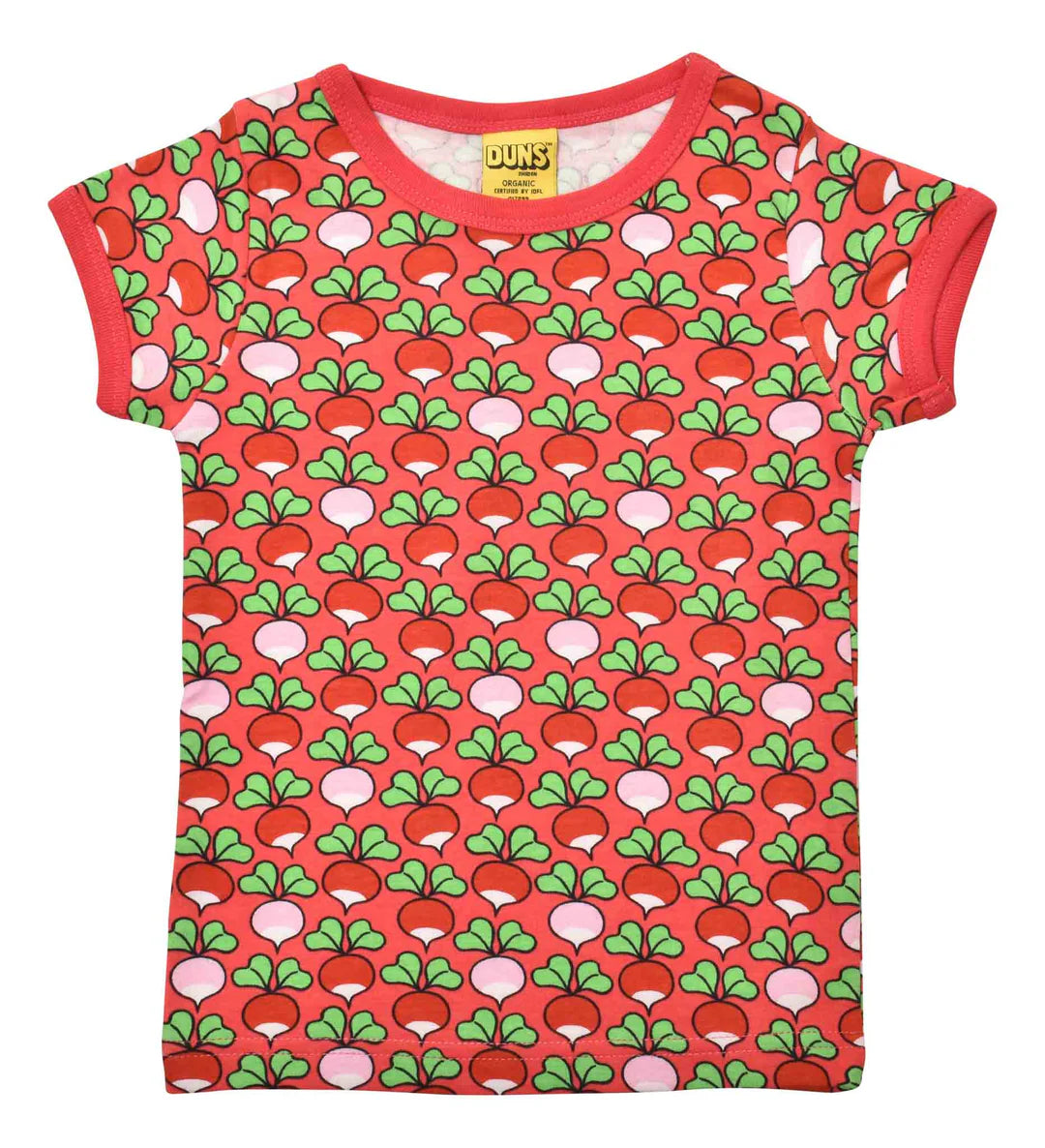 DUNS Sweden Top Short Sleeve - Red Rouge Radish