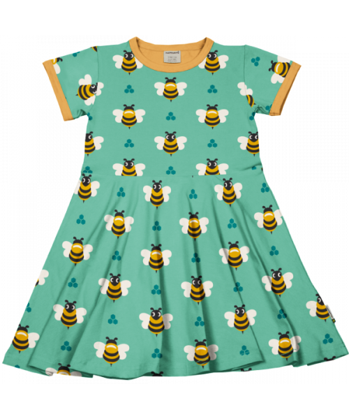 Maxomorra Dress Circle Short Sleeve - Bee