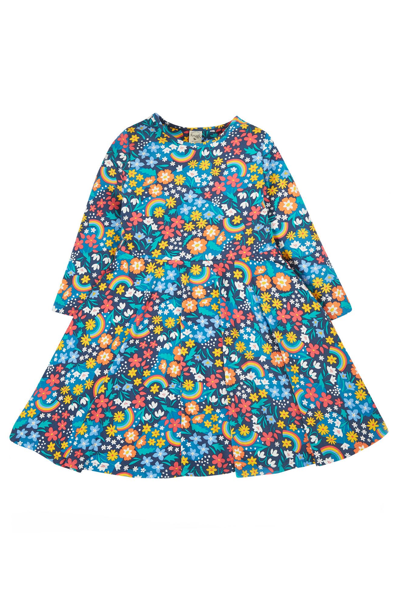 Frugi Sofia Skater Dress - Winter Hedgerow