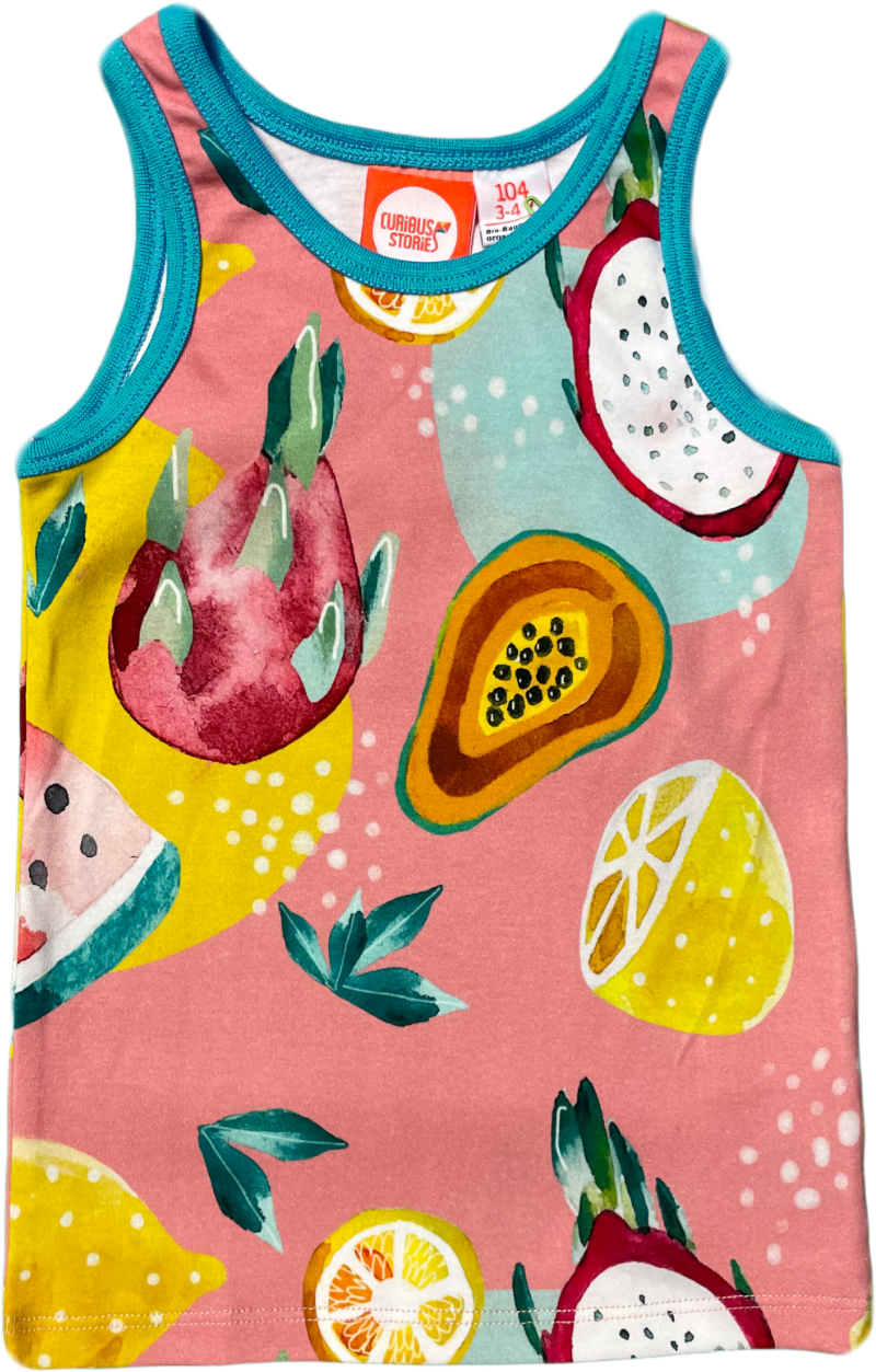 Curious Stories Vest Tank Top - Fruits