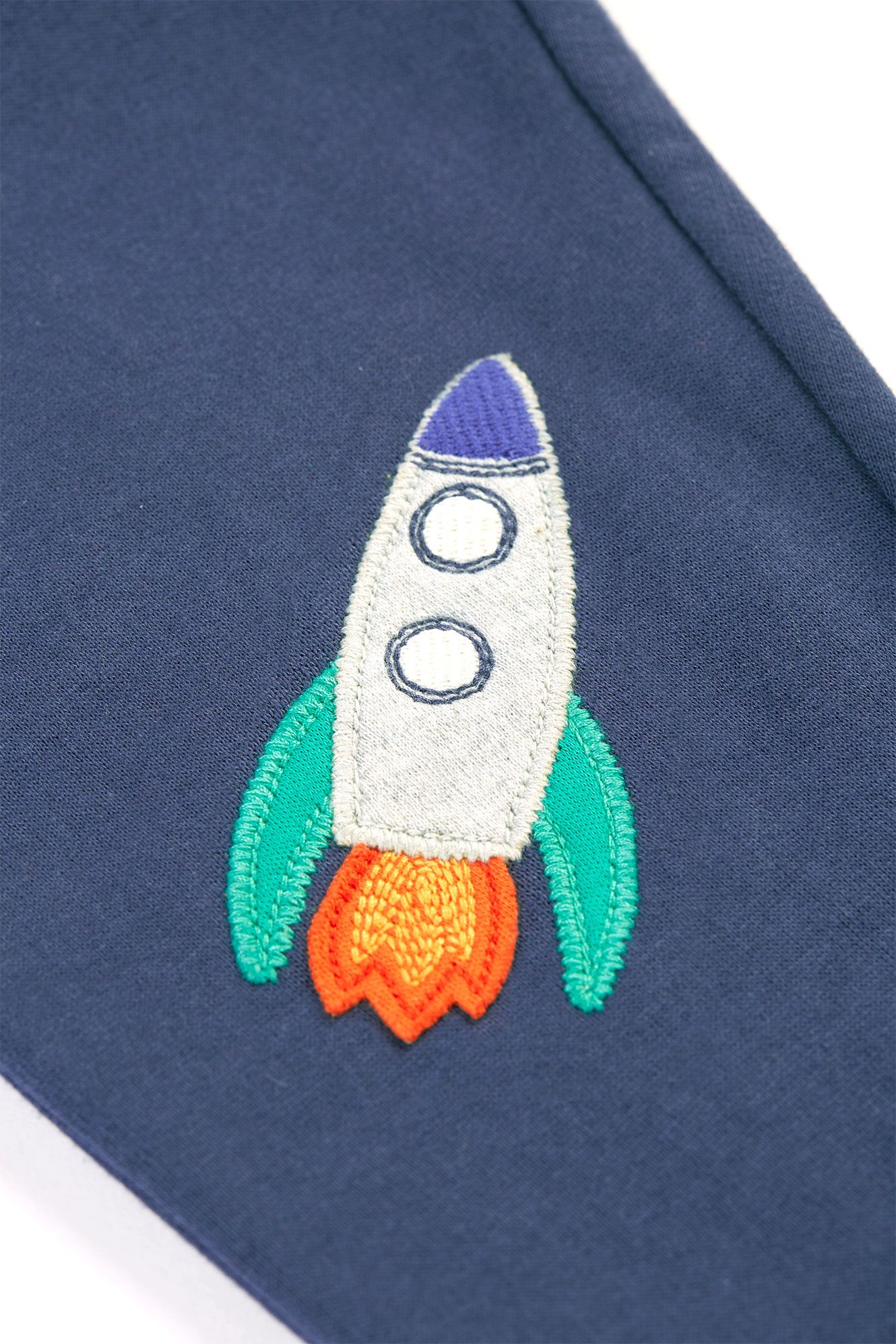 Frugi Character Crawlers Rocket -  Navy Blue